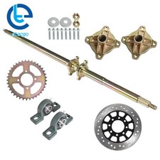 Complete 44" Rear Live Axle Wheel Hub Kit for Go Kart Golf Cart ATV buggy Quad