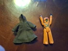 Vintage Star Wars 1977 Jawa Action Figure Kenner Original Brown Cloak No Weapon