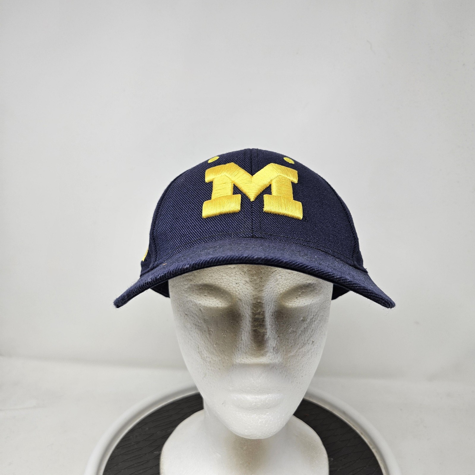 Michigan Wolverines Hat Cap Strap Back Mens One Size Blue Yellow NCAA Football