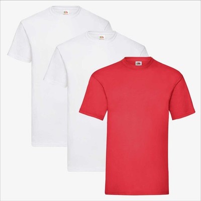 Fruit of the Loom Valueweight T-Shirt 3er Pack | Herren Core Plus One Light...