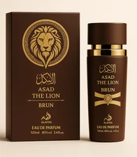 ASAD The Lion BRUN by ALAFIYA 100ml 3.4oz EAU DE PARFUM Spray *NIB* *SEALED*
