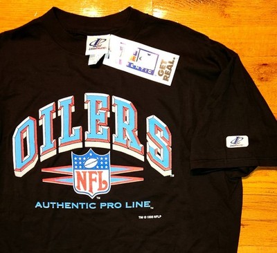 *NWT* Vintage LOGO ATHLETIC 1996 HOUSTON OILERS Shirt Men XL  spike pro line nfl