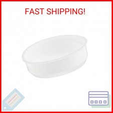 Aviditi Plastic End Caps for Mailing Tubes, 1-1/2 Inch Diameter, White (100 Pack