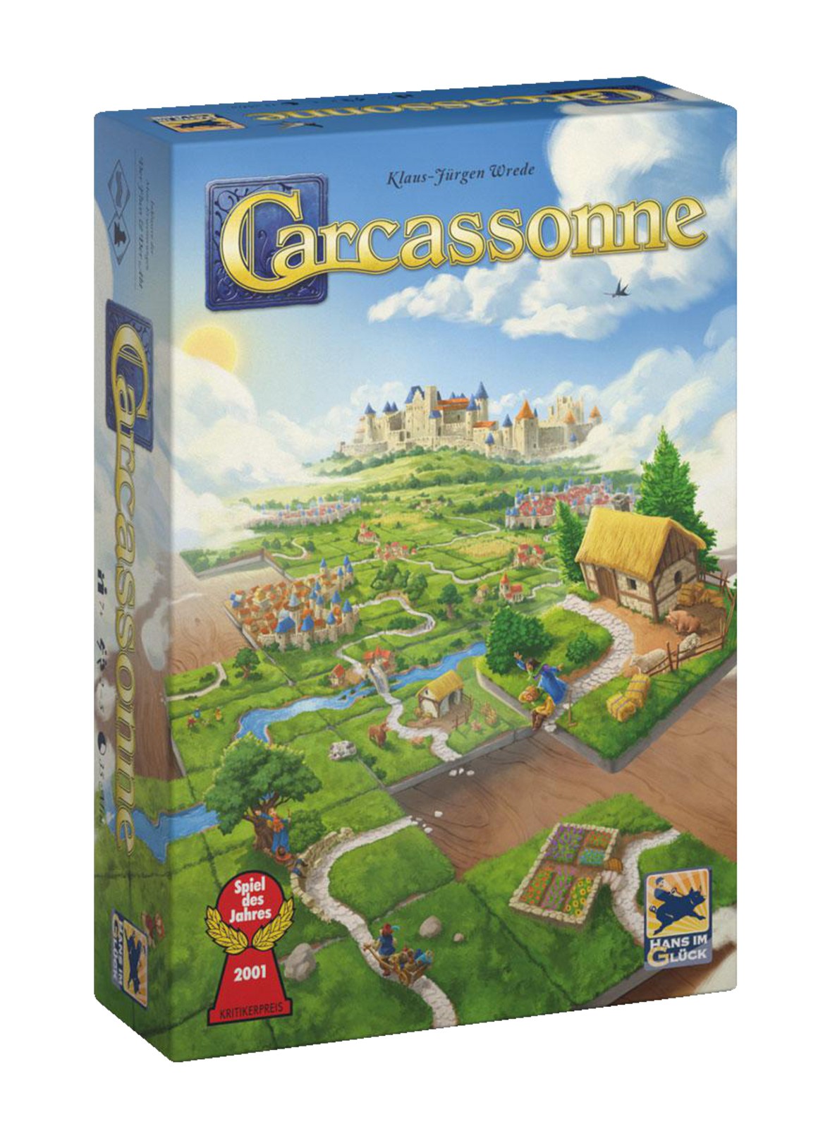 HANS IM GLÜCK Carcassonne (V3.0) Gesellschaftsspiel Mehrfarbig