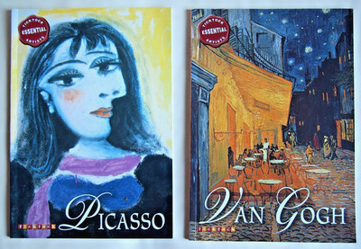 PICASSO & VAN GOGH / TICKTOCK ESSENTIAL ARTISTS / 2 X PBK BOOK BUNDLE / 2005