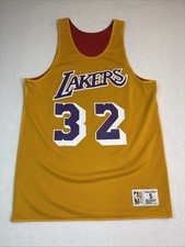 Men's NBA Mitchell & Ness Lakers/All Star Magic Johnson Reversable Jersey Size S