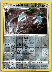 Excadrill 122/185 Reverse Holo Vivid Voltage
