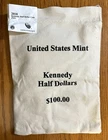 2018 Kennedy $100 (200 Coins) Uncirculated Half Dollars in Sealed US Mint Bag