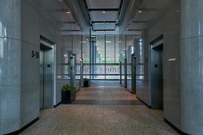 Boston Massachusetts John F Kennedy Federal Building Elevator Lobby 2018