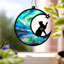 Personalized Pet Memorial Suncatcher Dog Cat Loss Sympathy Gift