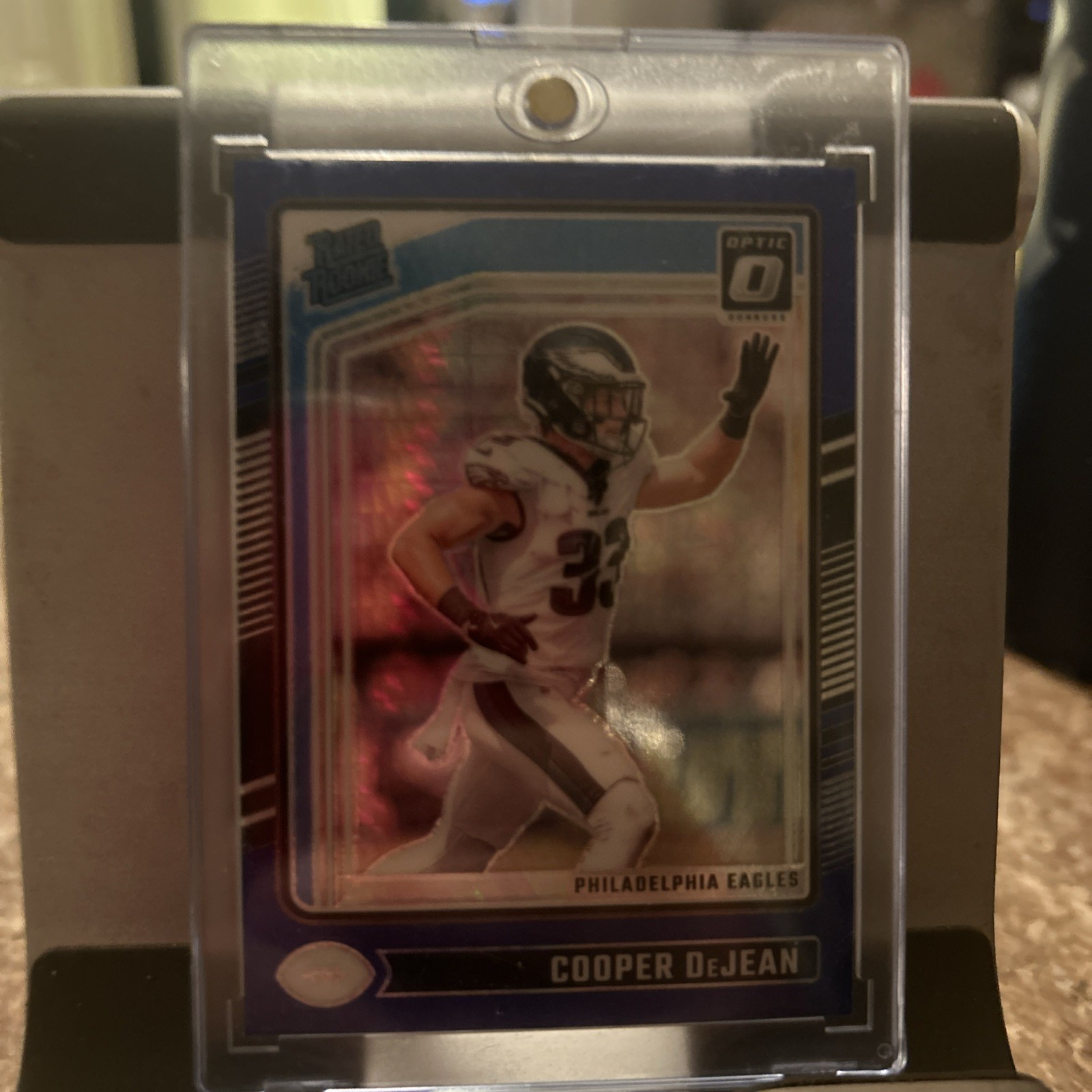 ✨2024 Panini Donruss Optic Cooper DeJean Rated Rookie RC #221 Eagles Blue Hyper