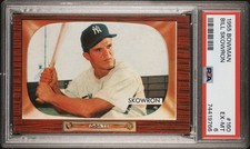 Bill Skowron 1955 Bowman Baseball New York Yankees #160 PSA 6