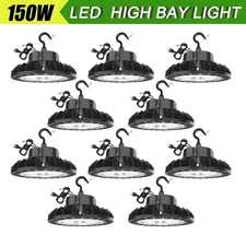 LED High Bay Light 150W 10Pack 5000K Dimmable High Bay led Shop Lights 100-277V
