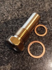 Tauchh&uuml;lse Adapter f&uuml;r Fernthermometer Temperaturanzeige M14x1.5 auf M10 x 1 CU