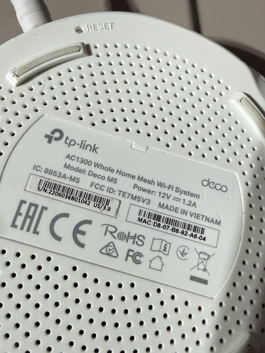TP-LINK Deco M5 AC1300 Dual-Band Wi-Fi 5 Mesh Router - G