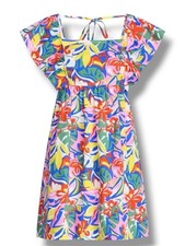 Women's Multicolor Floral Sundress sz small 4/6