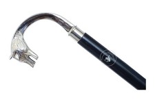 Wolf Head Brass Handle Walking Stick Design Vintage Victorian Walking Stick, ...