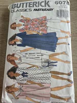 Butterwick Classics 6078 Umstandskleid, Top, Rock & Leggings Muster - 14-20