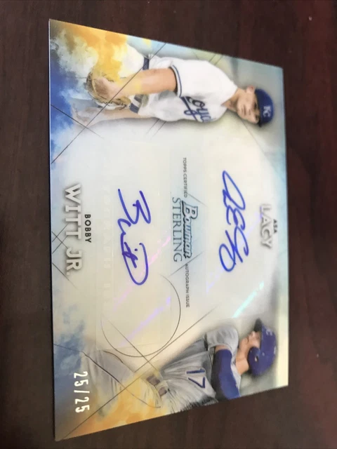 2021 Bowman Sterling - Dual Refractor Auto Witt Jr., Asa Lacy Buchstützen 25/25