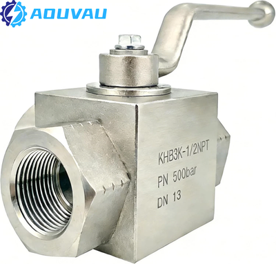 #ad #ad 7250 PSI High Pressure Hydraulic Ball Valve 3 Way KHB3K 1 2quot; NPT $29.44