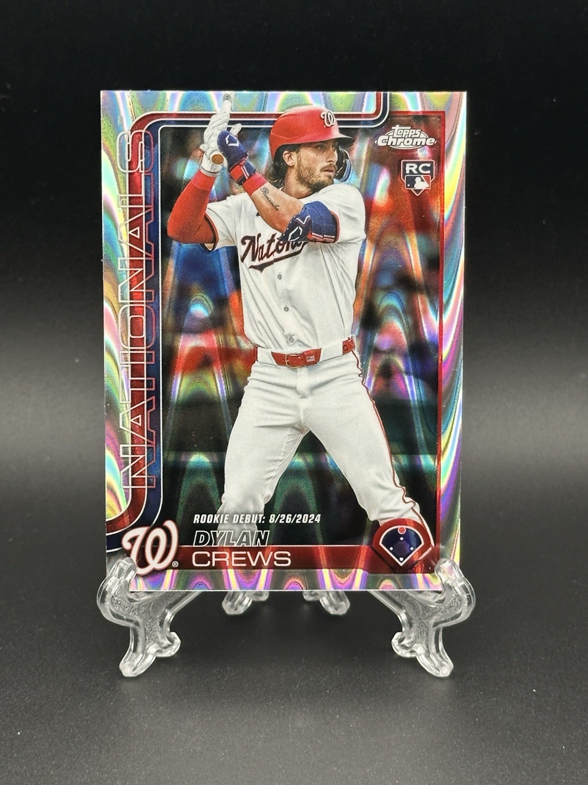 Dylan Crews #USC190 2025 Topps Chrome Update - RayWave Refractor (RC)