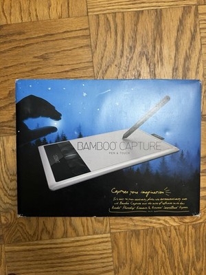 Wacom Bamboo Capture Pen & Touch Tablet   Boxed   Vintage Graphic Tablet