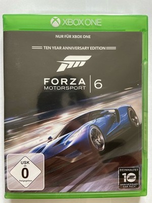 Forza Motorsport 6  Ten Year Anniversary Edition Microsoft Xbox One NEU