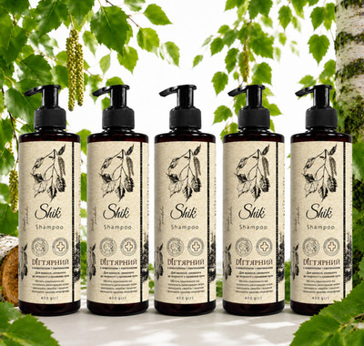 5x400ml Shik Birkenteer Haar Shampoo Birken Teer Allantoin Panthenol дегтярный