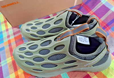 Merrell Hydro Runner RFL 1TRL Sneaker Olive Men's 8 Slip-on All-Terrain J005191