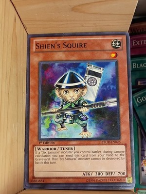 Shien's Squire STOR-EN026 Storm of Ragnarok 1st Edition