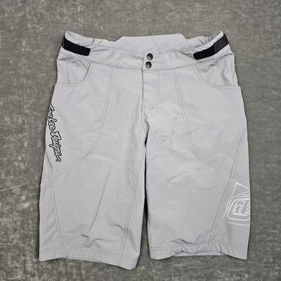 #ad Troy Lee Designs Skyline MTB Shorts Mens 36 Gray Adjustable Pockets Bike Cycling $29.99