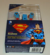 iHip Superman Earphones Microphone Volume Control Headphones Ear Head Phone DC