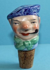 Schöne Porzellan Schnapsnase Franzose / Ausgießer / Pourer Frenchman / Verseur