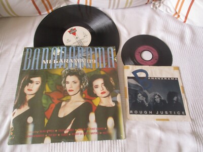 BANANARAMA Vinyl BUNDLE, Maxi 12''=MEGARAMA '89, 7''=Rough Justice, Erstpressungen