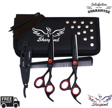 Professional Scissors Barber Salon Shears Hairdressing Set Cutting Thinning 6.5