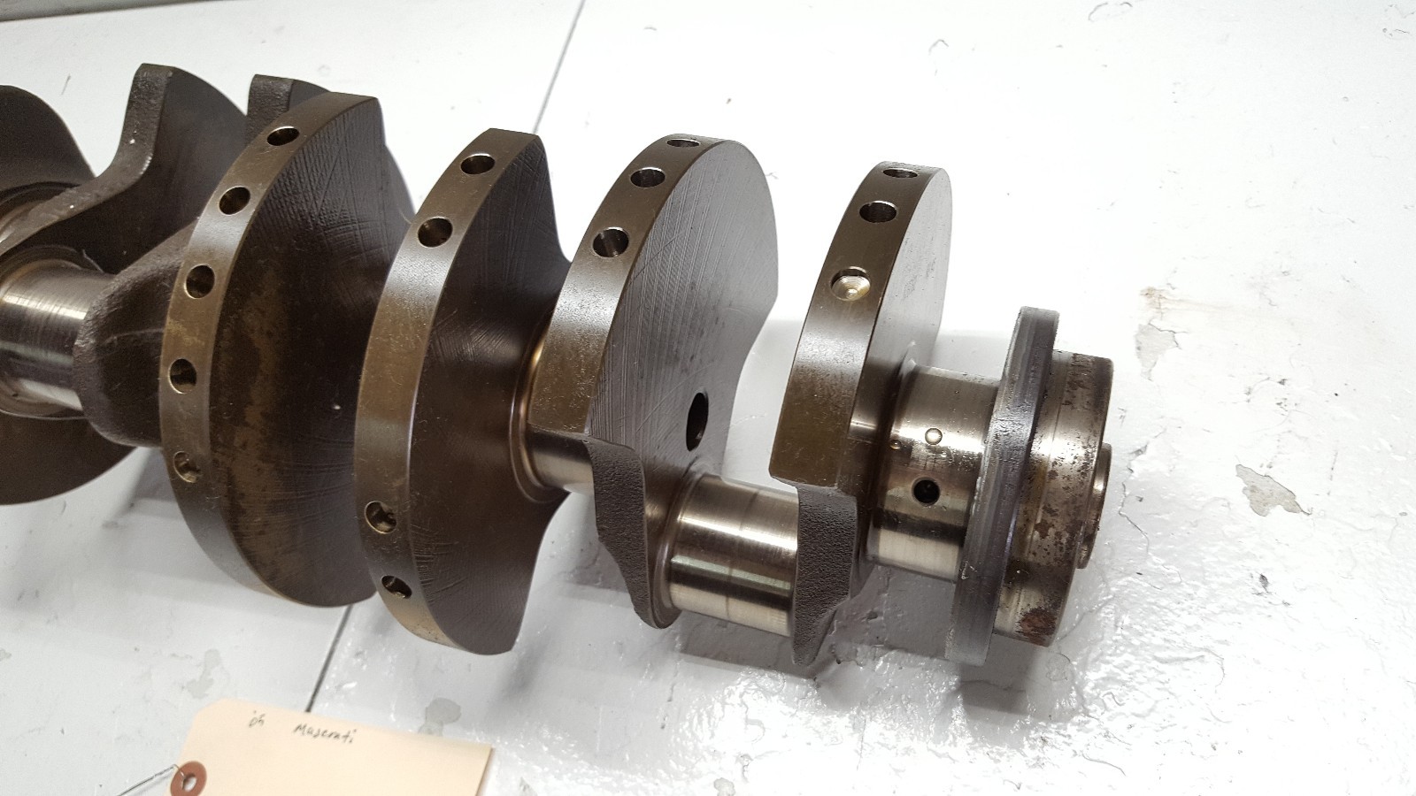 2004-2008 MASERATI QUATTROPORTE M139 ENGINE MOTOR CRANKSHAFT OEM.