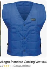 Allegro Industries Padded 22 In. XL Cooling Vest, Blue NWOT