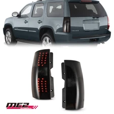 2007-2014 LED for Chevy Suburban 1500 Tahoe Tail Lights 07-14 Smoke Brake Lmaps