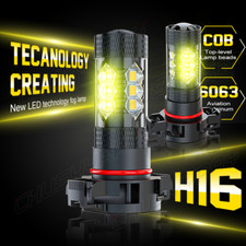 2504 PSX24W Yellow LED Fog Driving Light Bulbs for Jeep wrangler JL 2010-2022