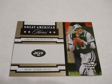 CHAD PENNINGTON 507/750 AMERICAN HEROES INSERT NEW YORK JETS 2006 LEAF R&S
