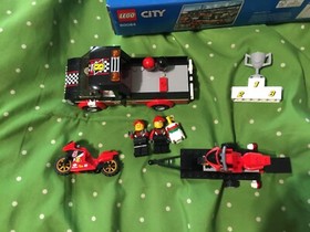 Lego 60084 Racing Bike Transporter City 100% complete box and manuals xlnt