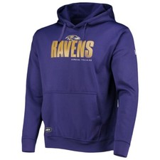Baltimore Ravens NE Combine Authentic "Performance" Pullover Hoodie-Purple