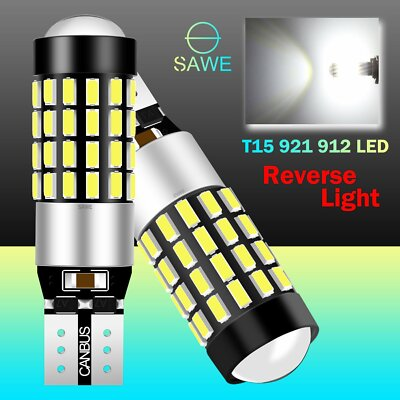 #ad #ad 2x SAWE White 921 T15 54smd LED Reverse Backup Lights for Accord Civic CRV Pilot $12.34