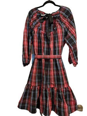 draper james red plaid dress Draper James Women's Dress (Plaid, Medium)