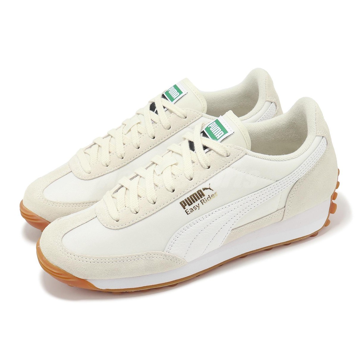 Puma Easy Rider Vintage Alpine Snow White Gold Men Unisex Casual