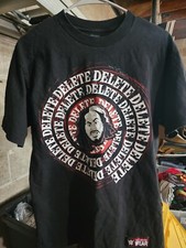 WWE Authentic 2-Sided Matt Hardy Woken Warrior Delete Black T-Shirt Mens Medium