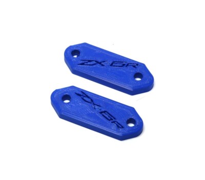 2 X MIRROR DELETE BLOCK OFF BLANKING PLUGS PLATES for Kawasaki