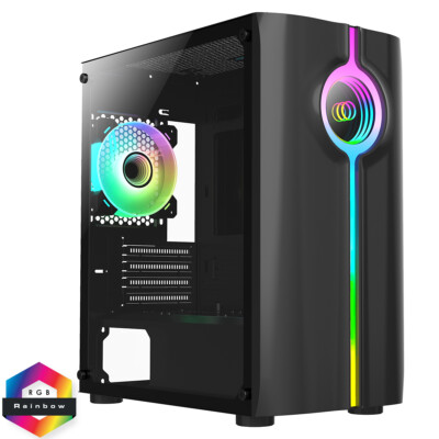 PC Gaming Computer AMD 4600G Ryzen 4.2 Six Core 32GB 1000GB SSD Windows 11 Q