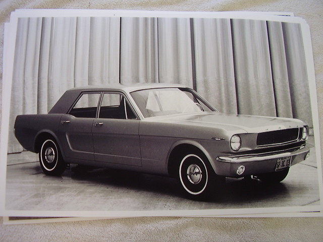 1964 FORD MUSTANG 4 DOOR CONCEPT CAR 11 X 17 PHOTO PICTURE | eBay