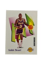 Excellent: Vintage 1991-92 SkyBox Sedale Threatt Los Angeles Lakers Trading Card